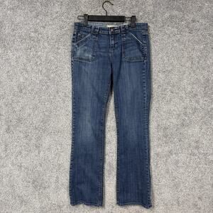 Gap Bootcut Stretch Jeans Womens 4 30x29.5 Blue Dark Indigo Denim Western Y2K